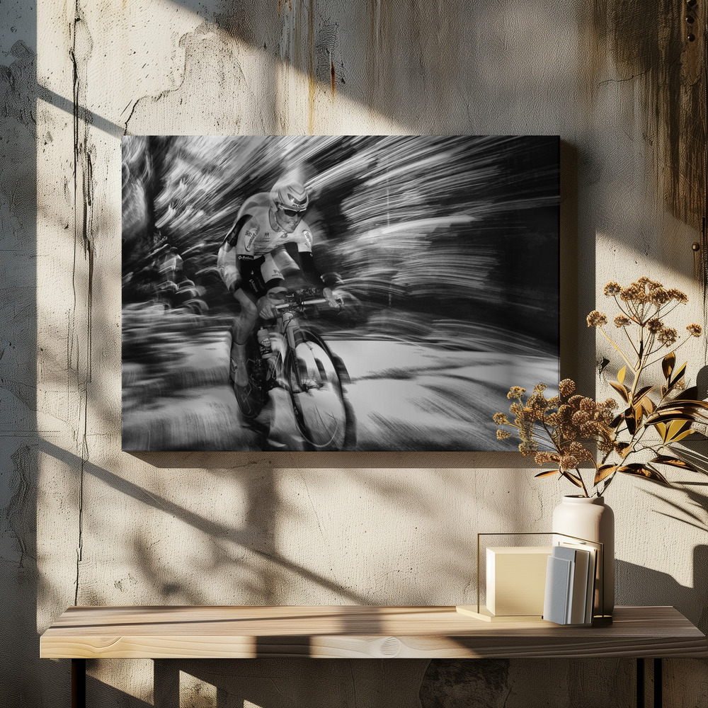 Canvas print - Fireworks over dining table