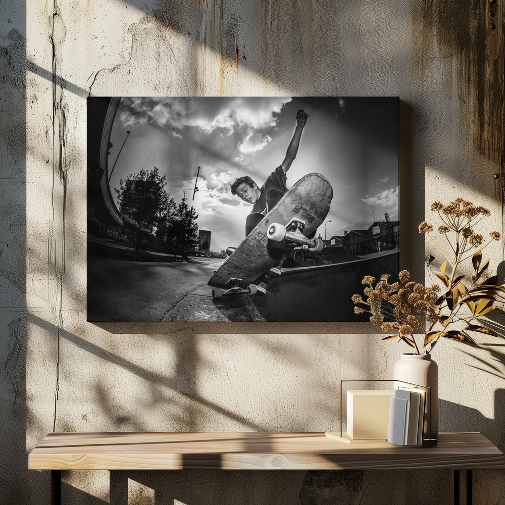 Canvas print - Ellis Ekkart Five-O over dining table