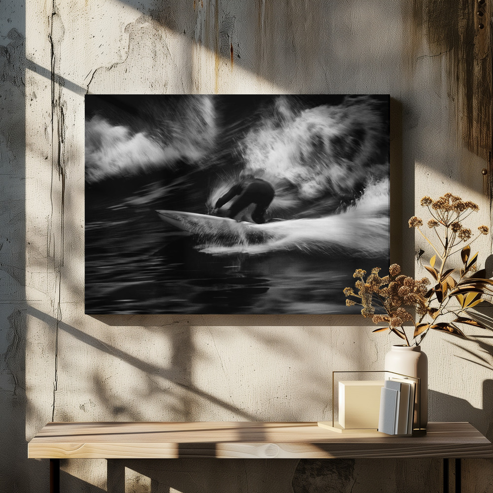 Leinwandbild - Surf 10 über dem Esstisch