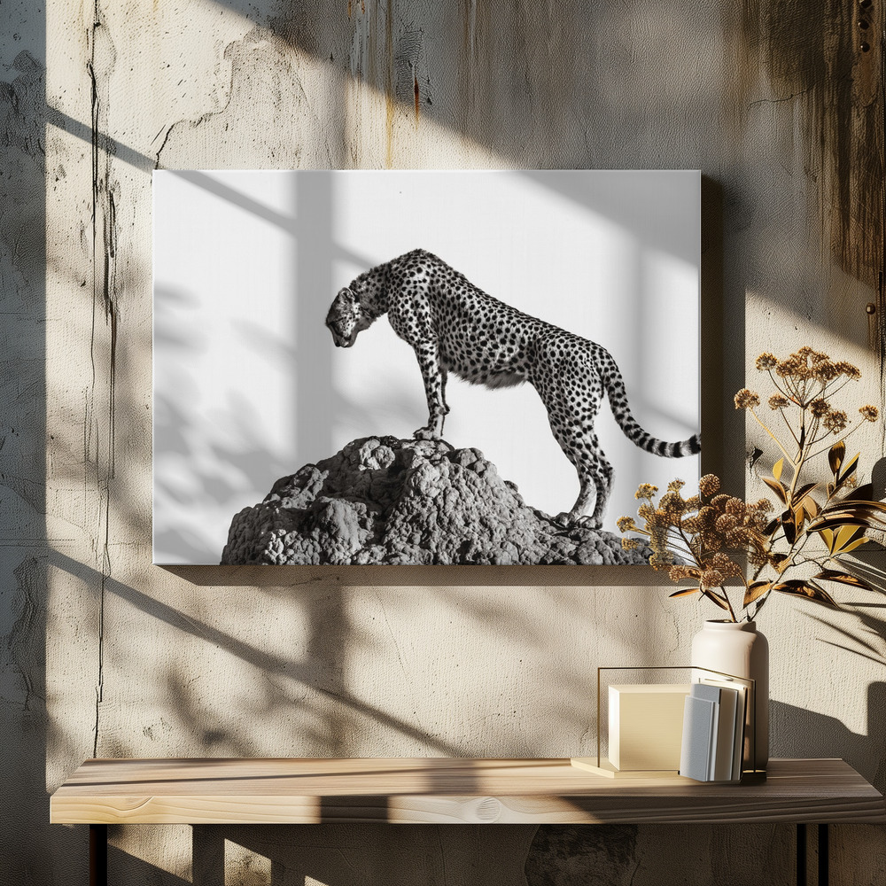 Canvas print - The hunter over dining table