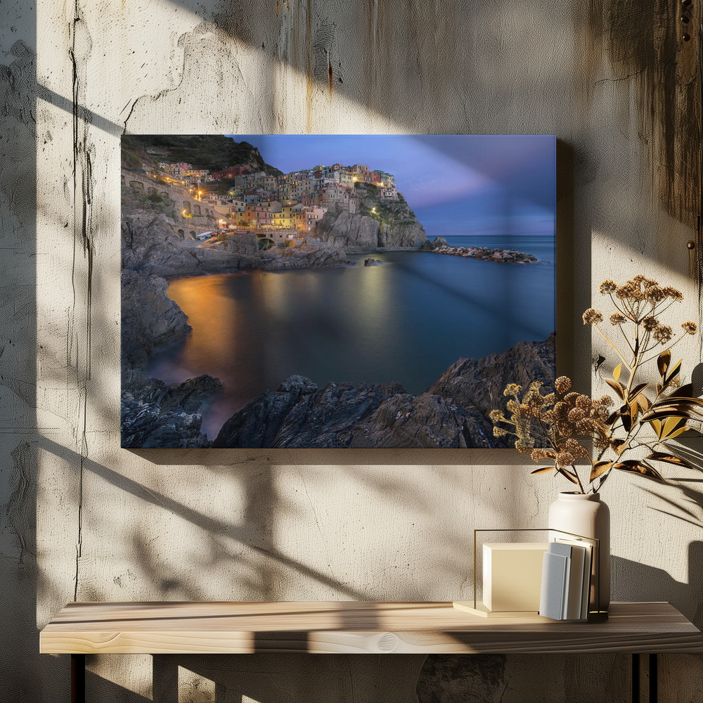 Canvastavla Manarola Lifestyle - Tavla över matbord