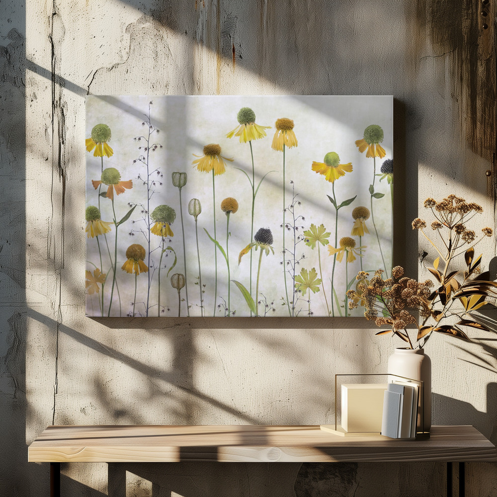 Canvastavla Helenium - Tavla över matbord