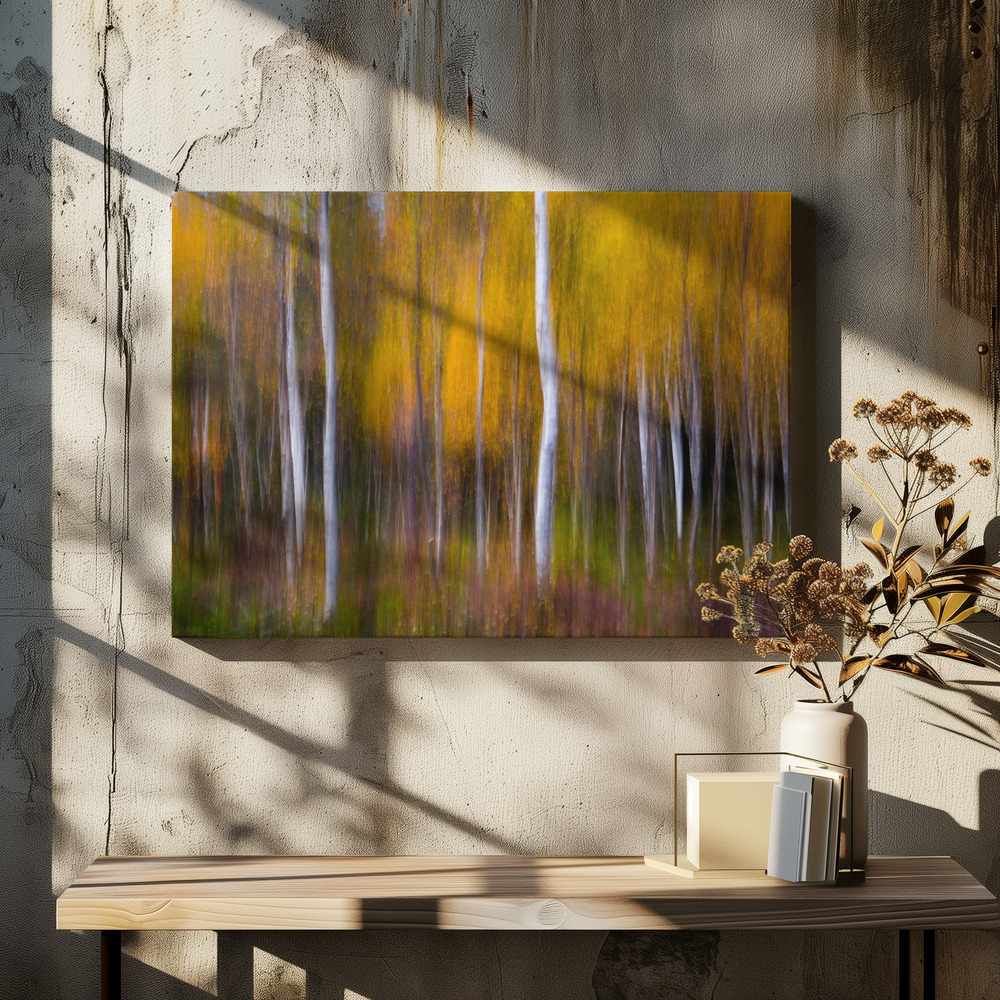 Canvas print - Abstract Fall over dining table