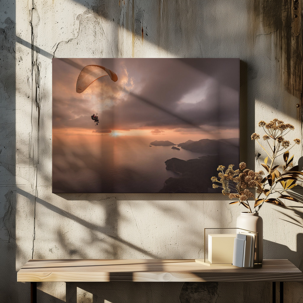 Canvas print - Ready to shoot over dining table