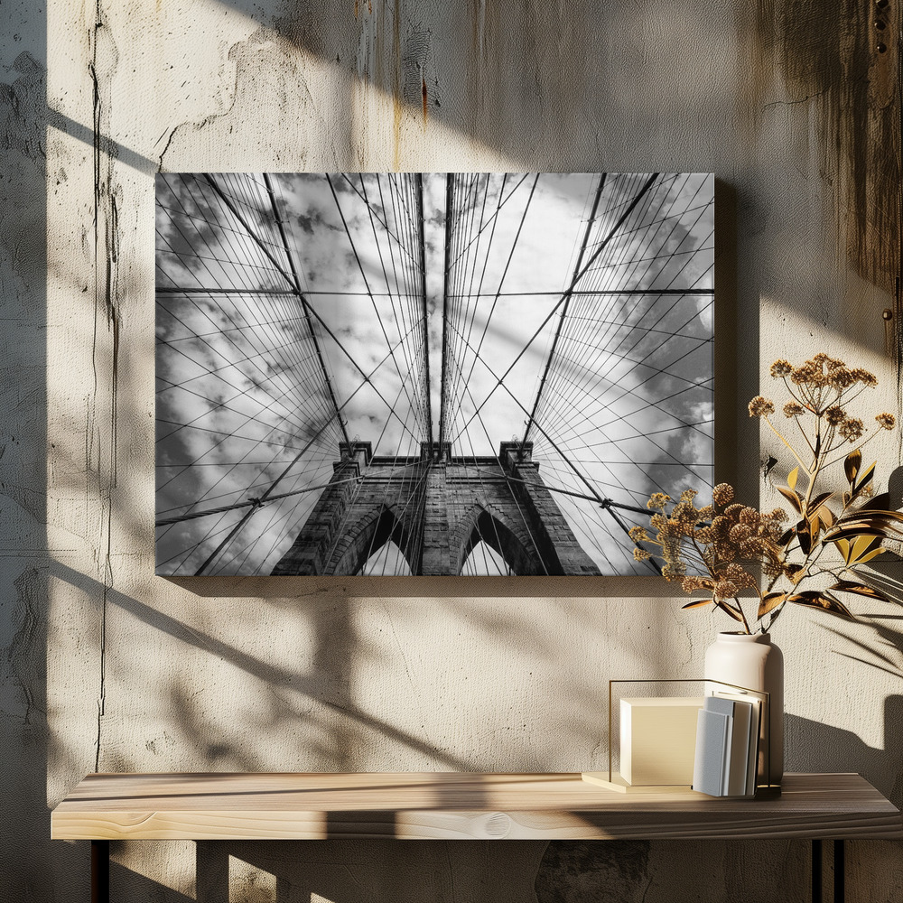 Canvas schilderi - The bridge boven eettafel
