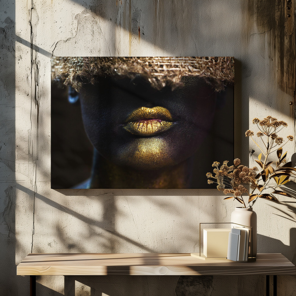 Canvas print - imperfect over dining table