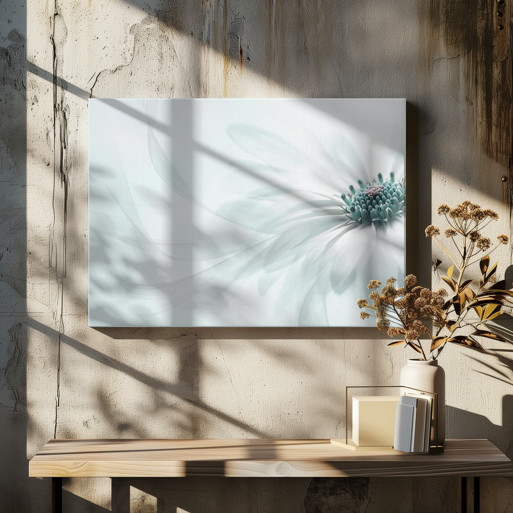 Canvas print - Purity over dining table
