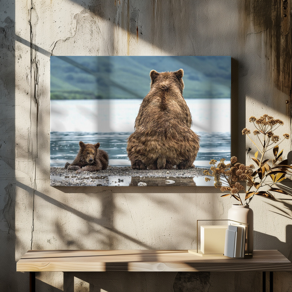 Canvas print - Opposites over dining table