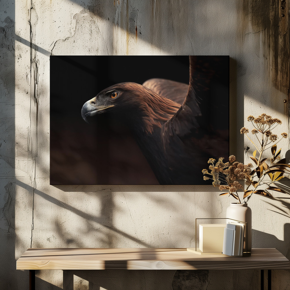 Canvastavla Golden Eagle portrait - Tavla över matbord