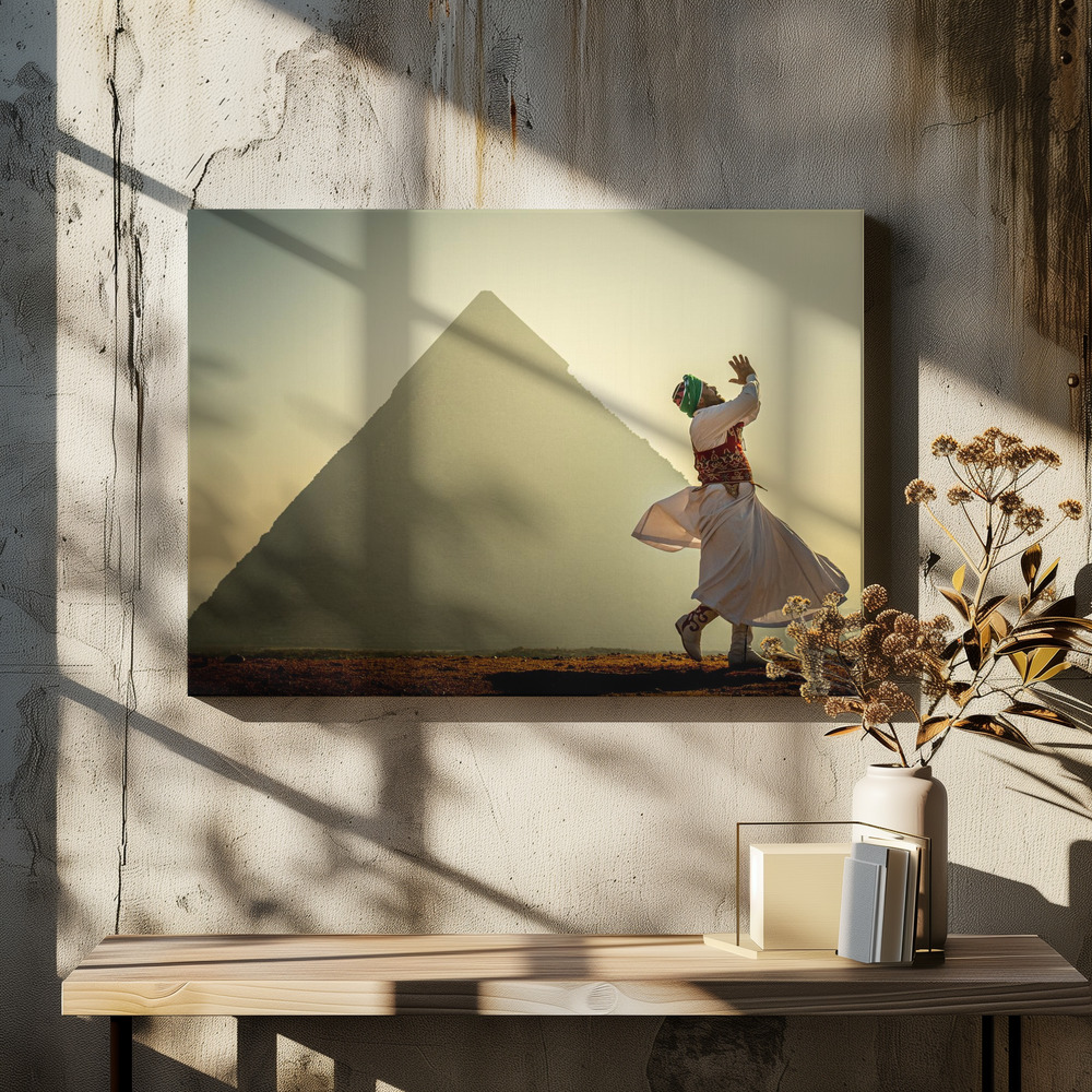 Canvas print - The Prayer of Light over dining table