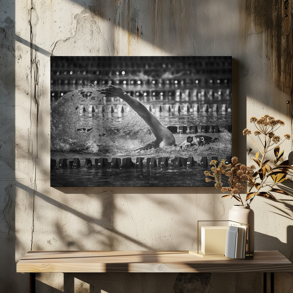 Canvas print - Through the Light over dining table