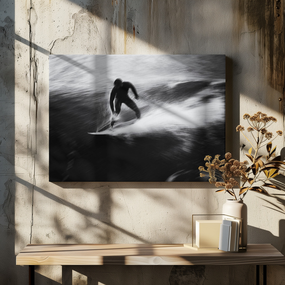 Canvas schilderi - Surf 15 boven eettafel
