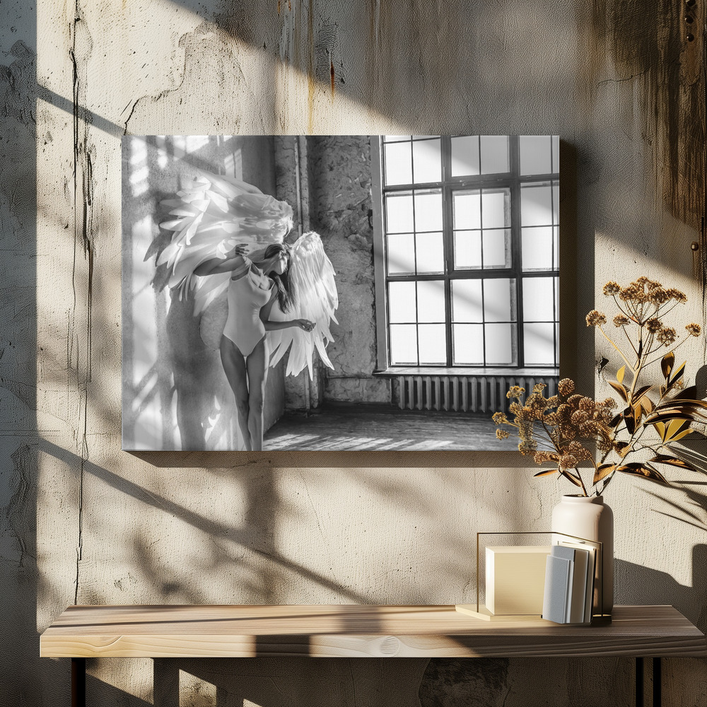 Canvas print - Angel 1 over dining table