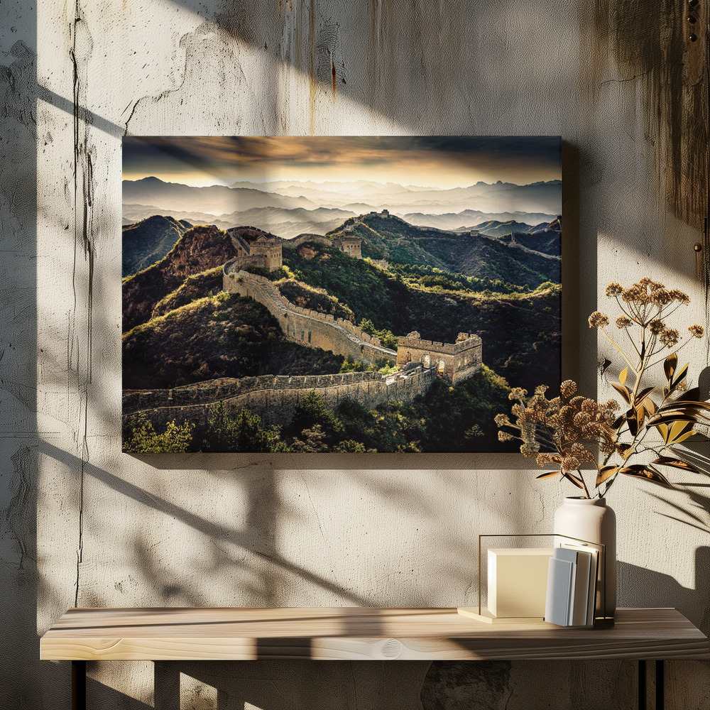 Lienzo - Chinese Wall sobre la mesa del comedor
