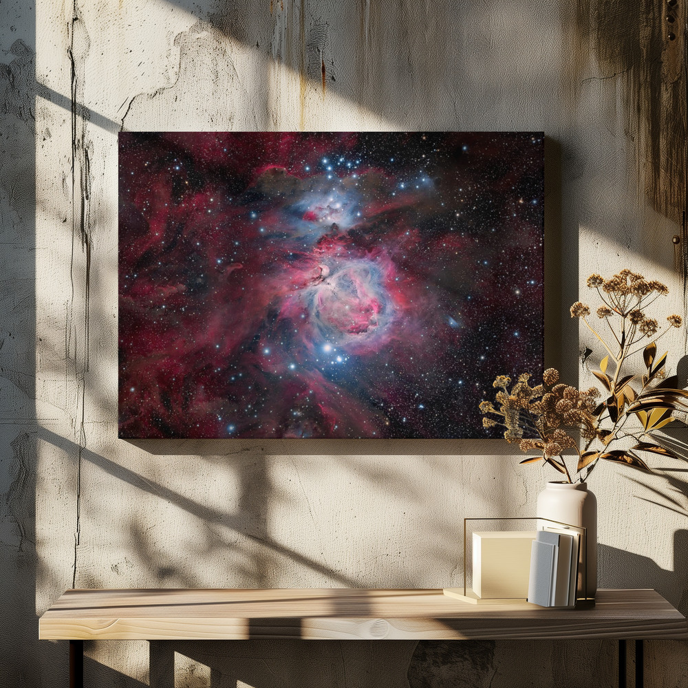 Obraz na płótnie - Orion nad stołem jadalnym