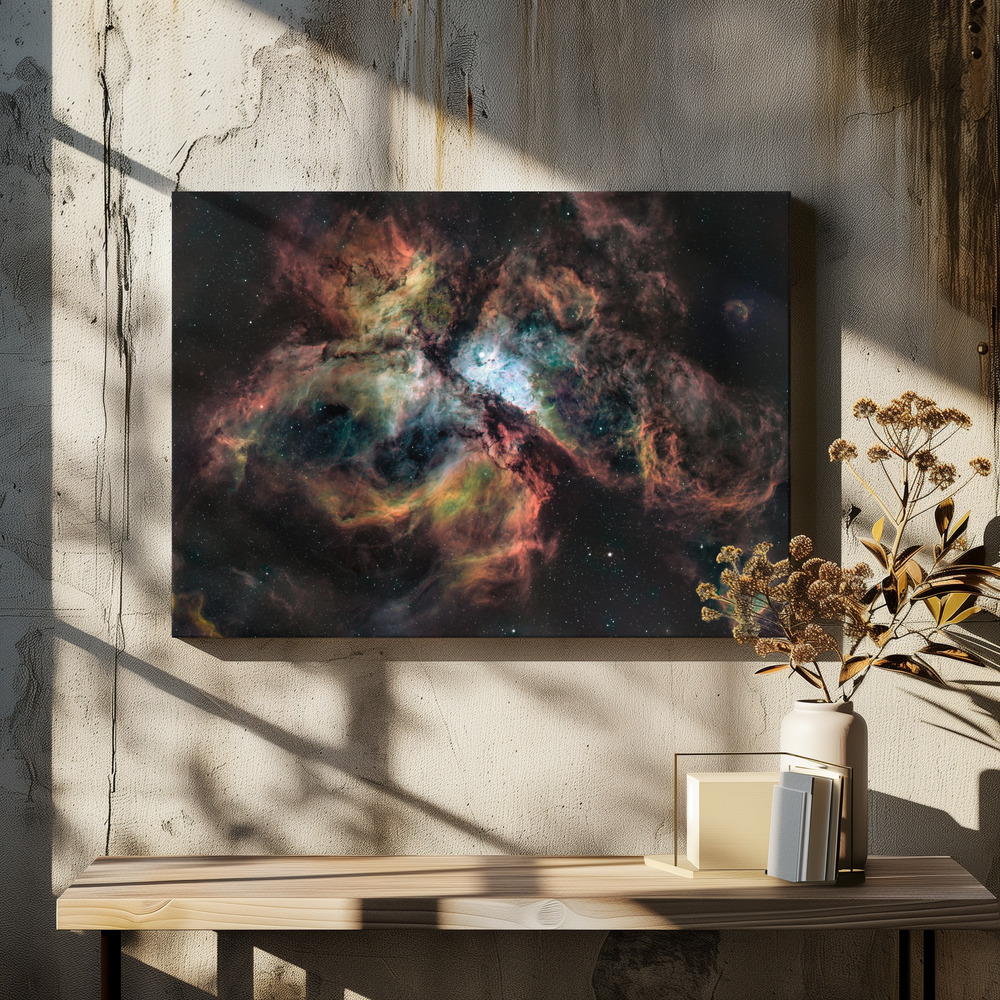 Canvas taulu - Carina Nebula ruokapöydän yli