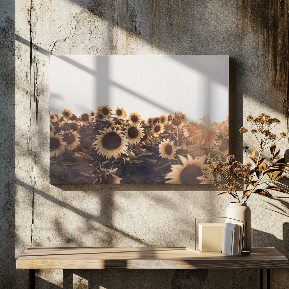 Canvastavla Sunflowers - Tavla över matbord