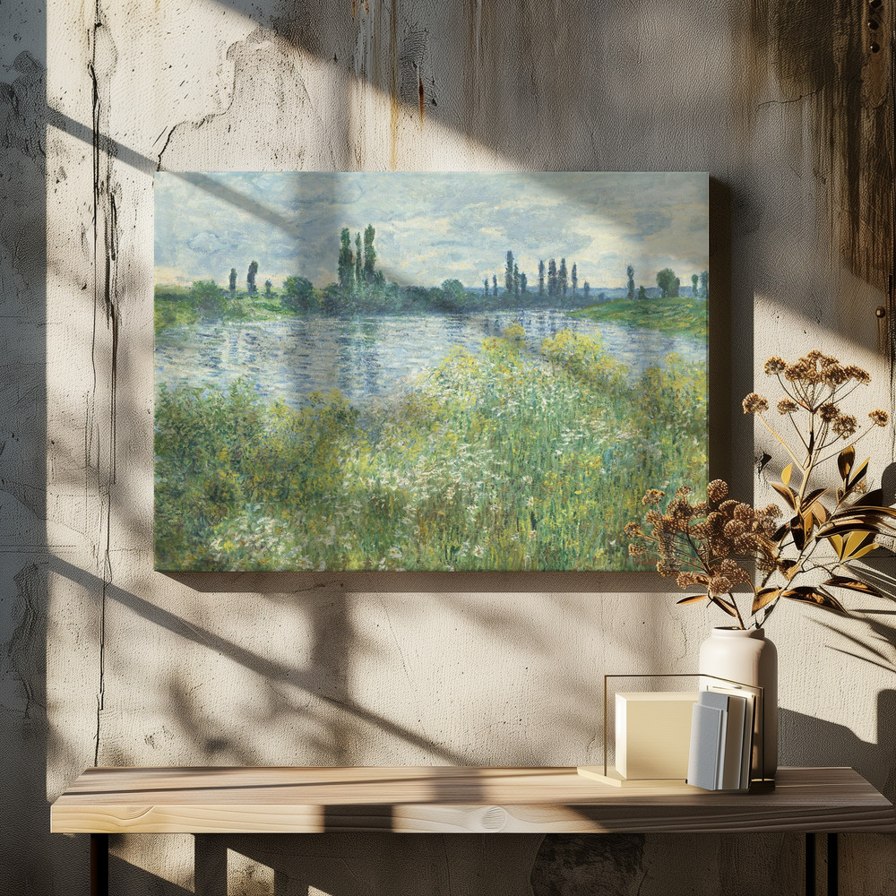 Canvas print - Banks Of The Seine over dining table