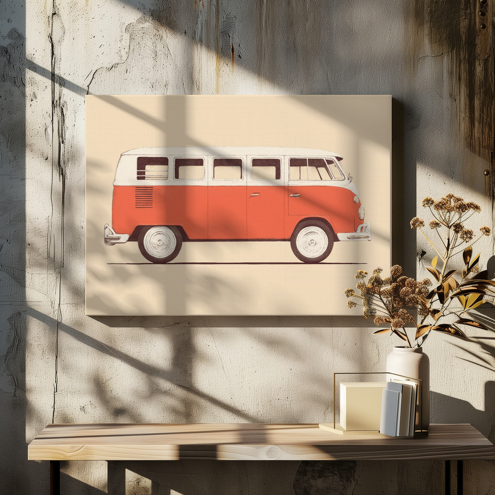 Canvas taulu - Redvan ruokapöydän yli