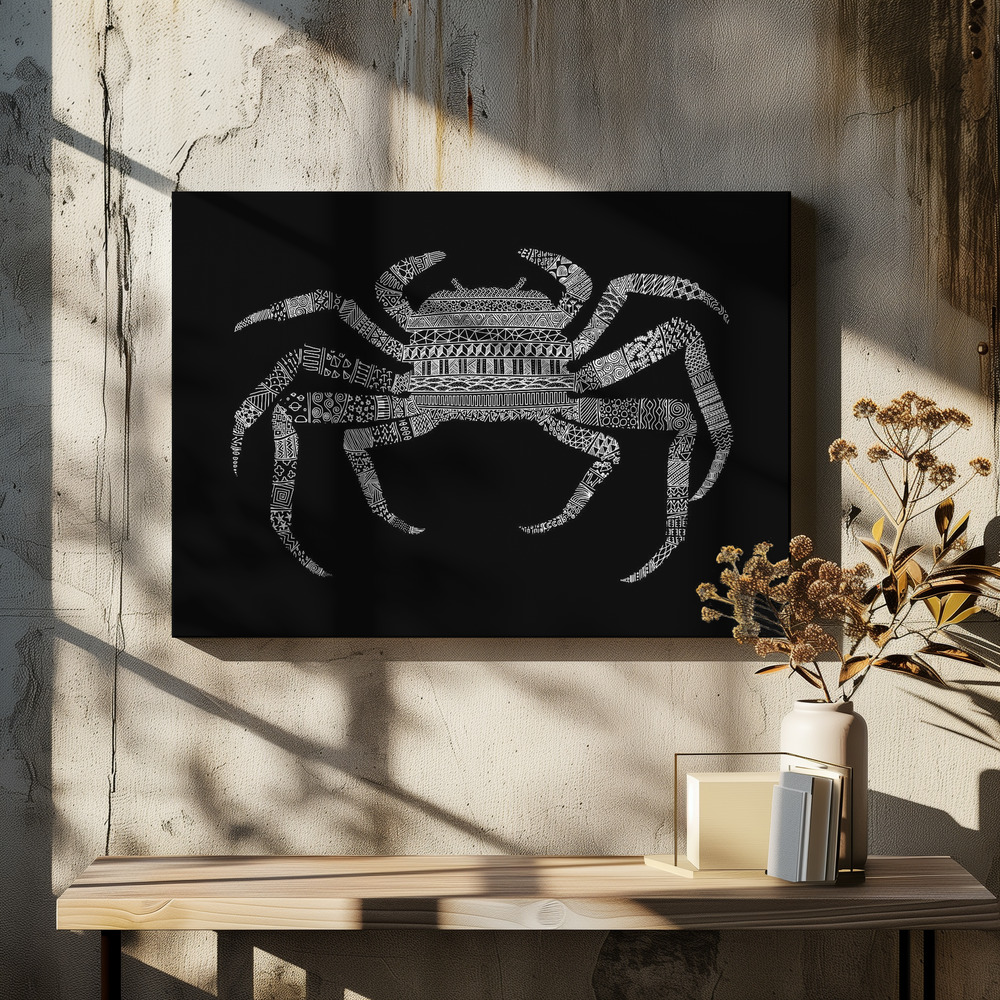 Stampe su tela - Crab sopra il tavolo da pranzo
