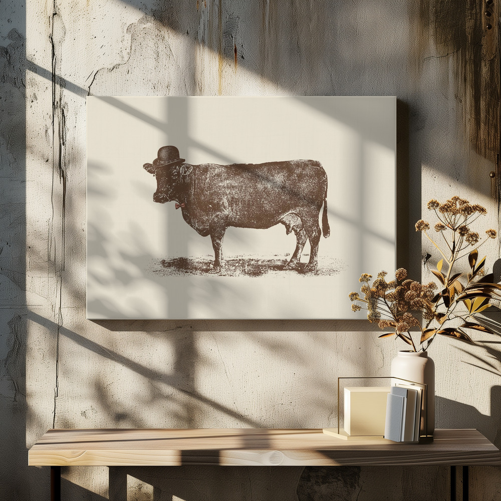 Obraz na płótnie - Cow Cow Nut nad stołem jadalnym