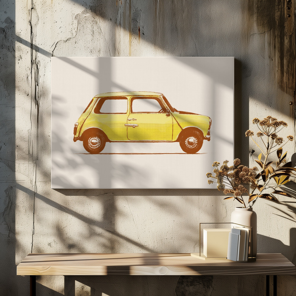 Leinwandbild - Mini Mr Beans über dem Esstisch
