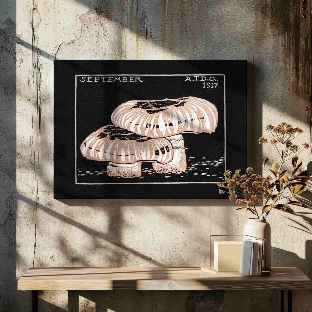 Canvas taulu - September 1917 ruokapöydän yli