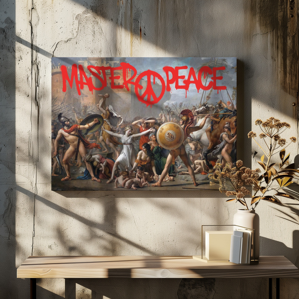Canvas print - Masterpeace over dining table