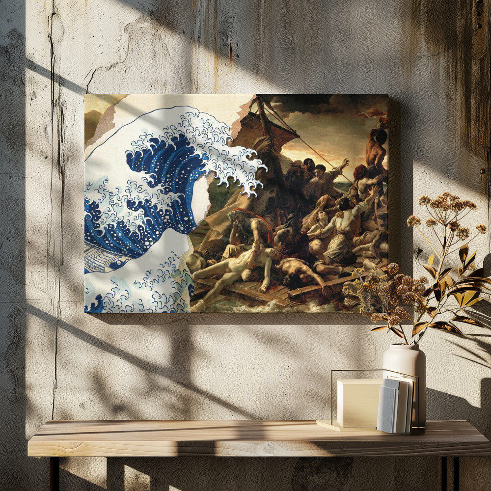 Stampe su tela - Tragedy In the Storm sopra il tavolo da pranzo