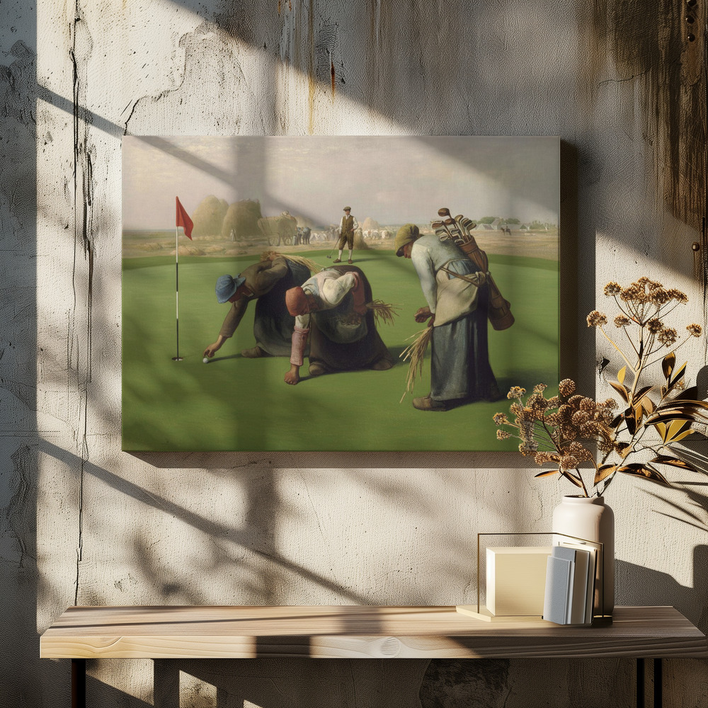 Canvas print - Rural Caddie over dining table