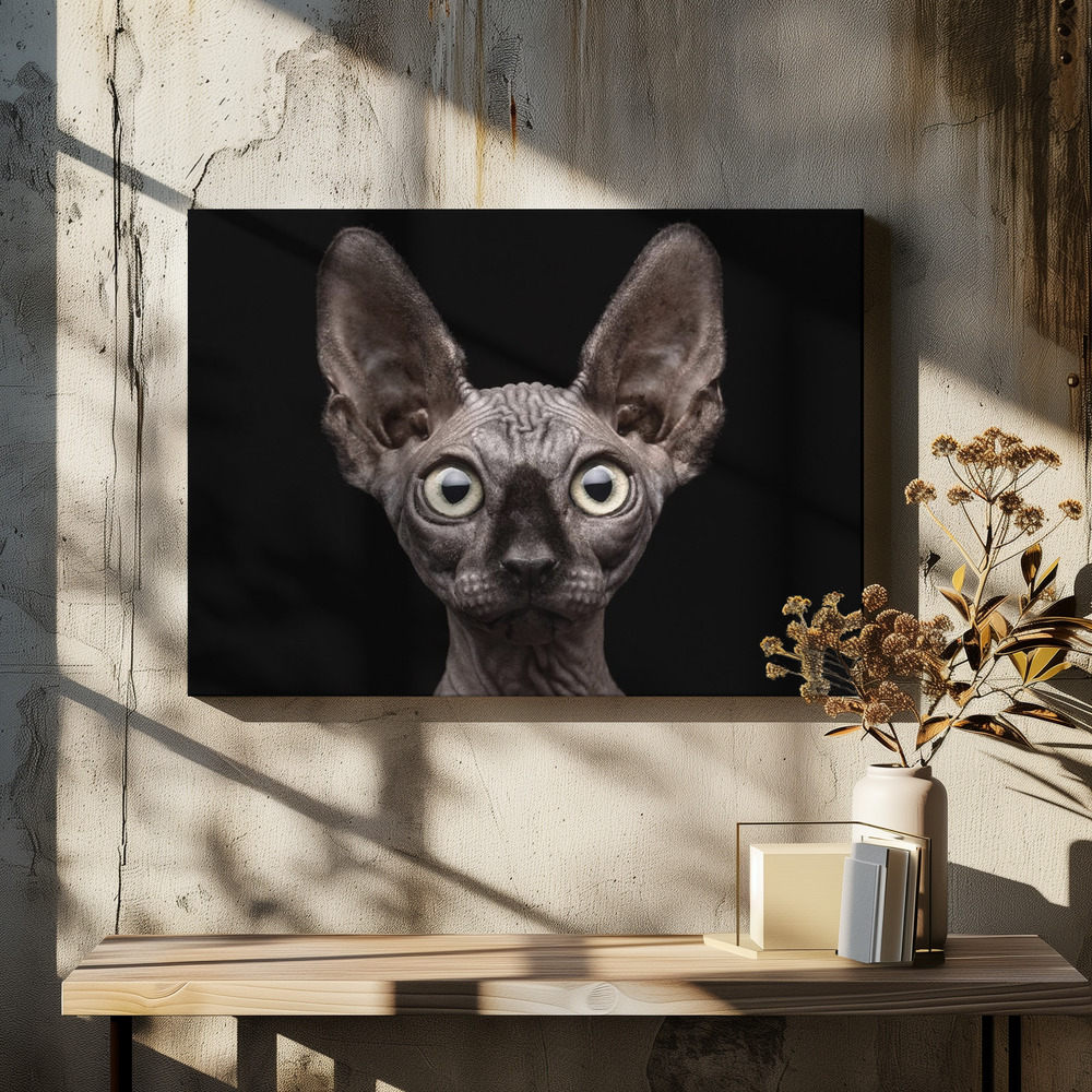 Canvastavla Sphynx Cat - Tavla över matbord