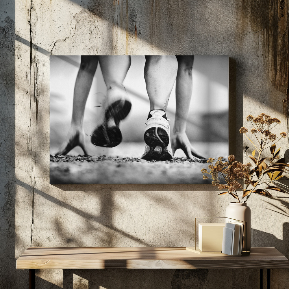 Canvas print - Runner over dining table