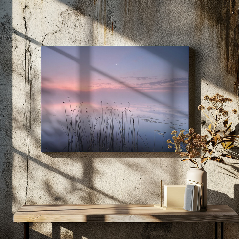 Canvas taulu - Lake ruokapöydän yli