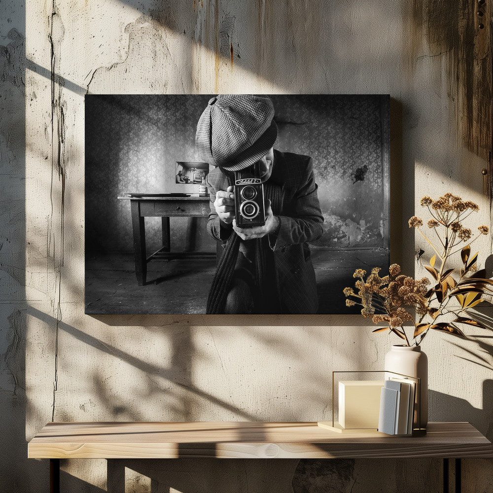 Canvas print - The photographer over dining table