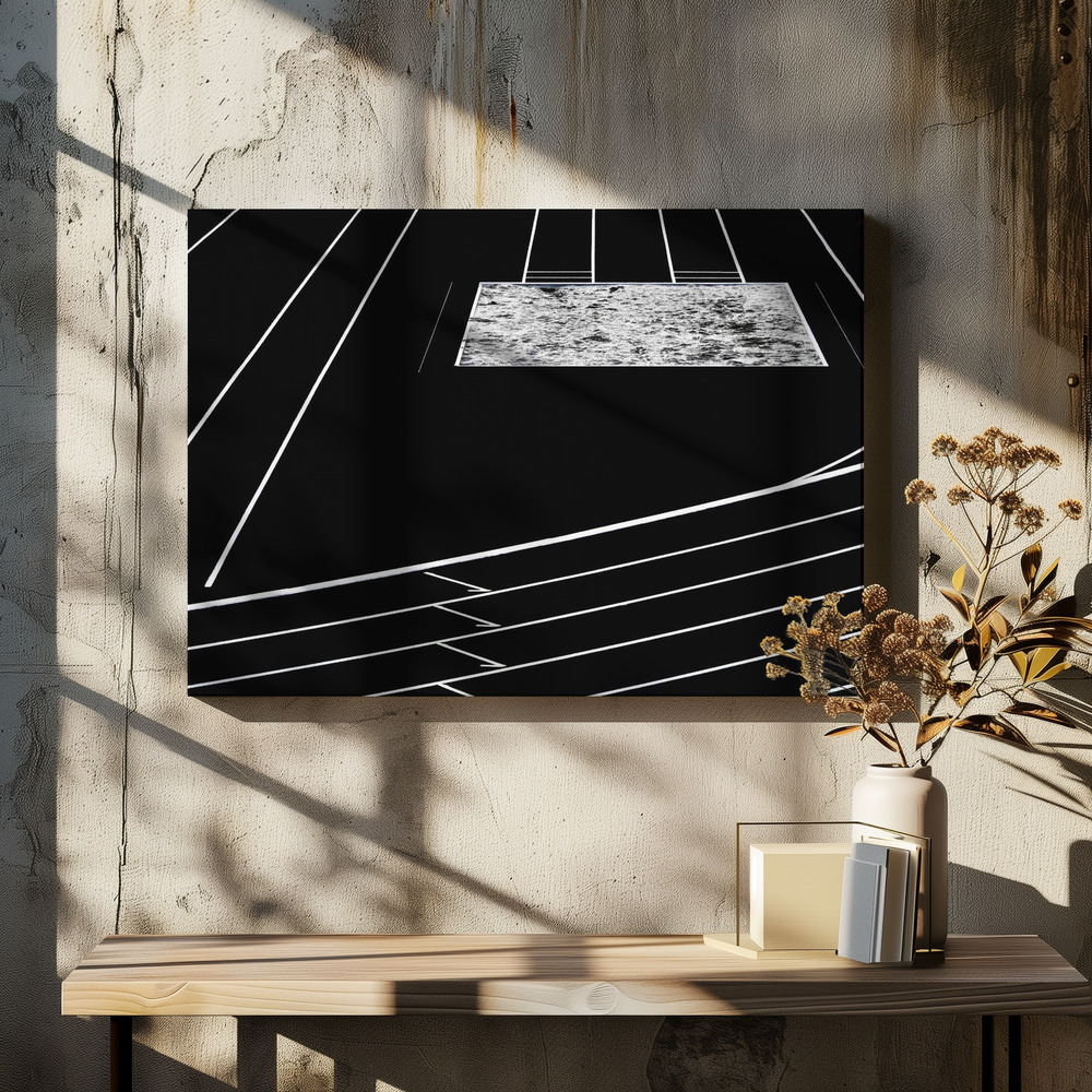 Canvas print - Far to the jump over dining table