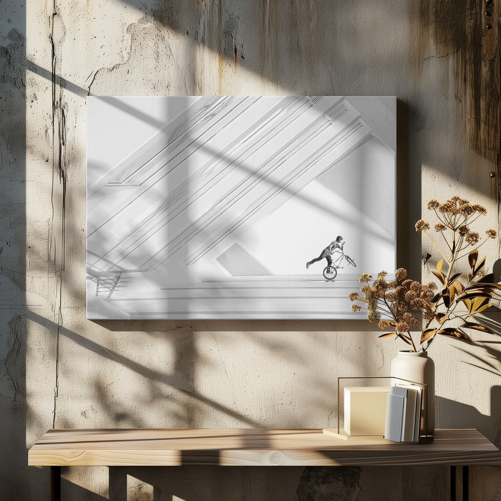 Canvas print - Bicycle art over dining table