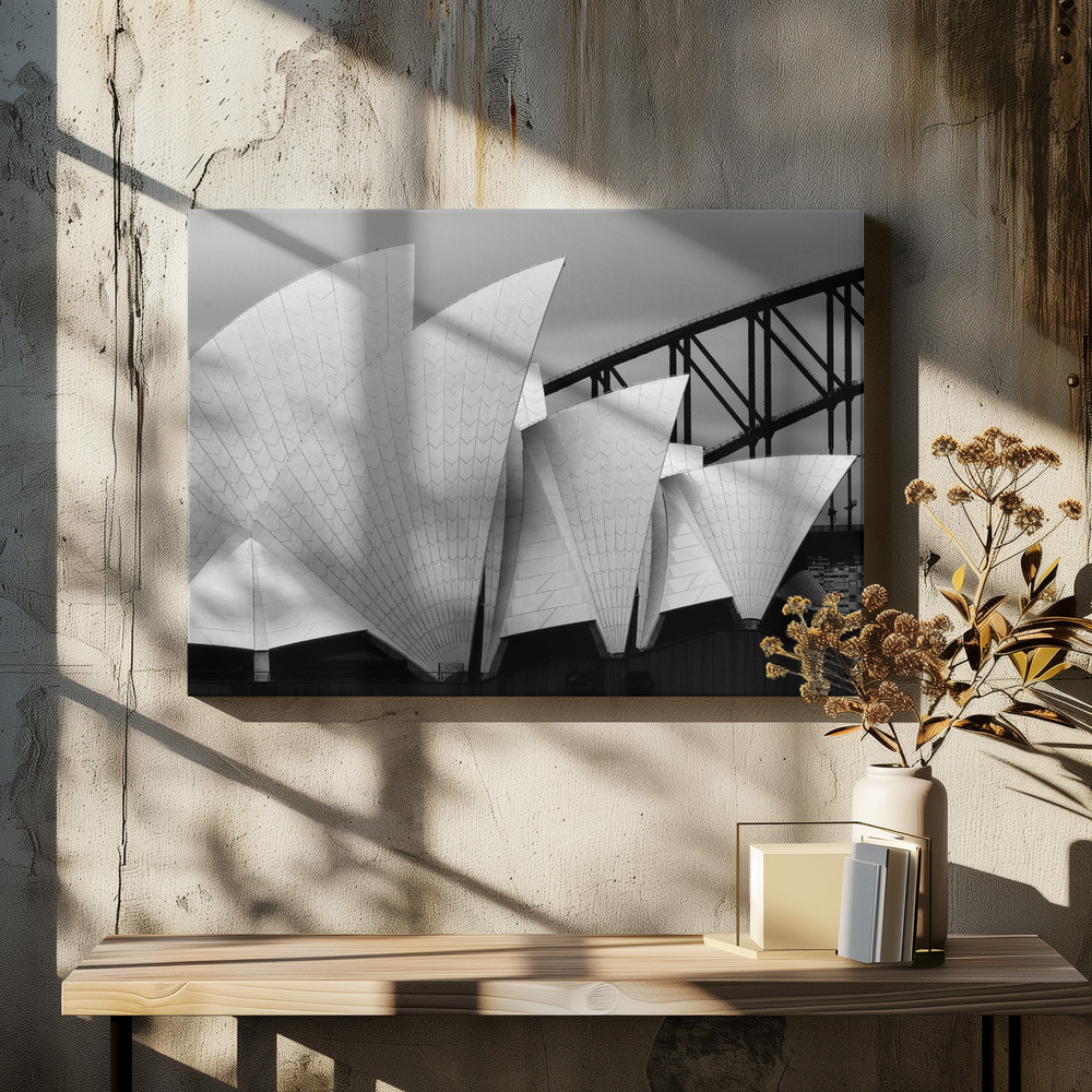 Canvas print - Opera house Sydney over dining table