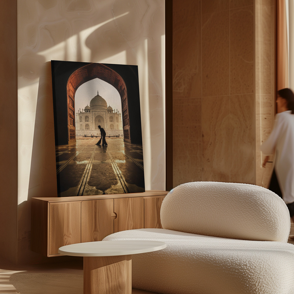 Obraz na płótnie - Taj Mahal Cleaner nad szafką