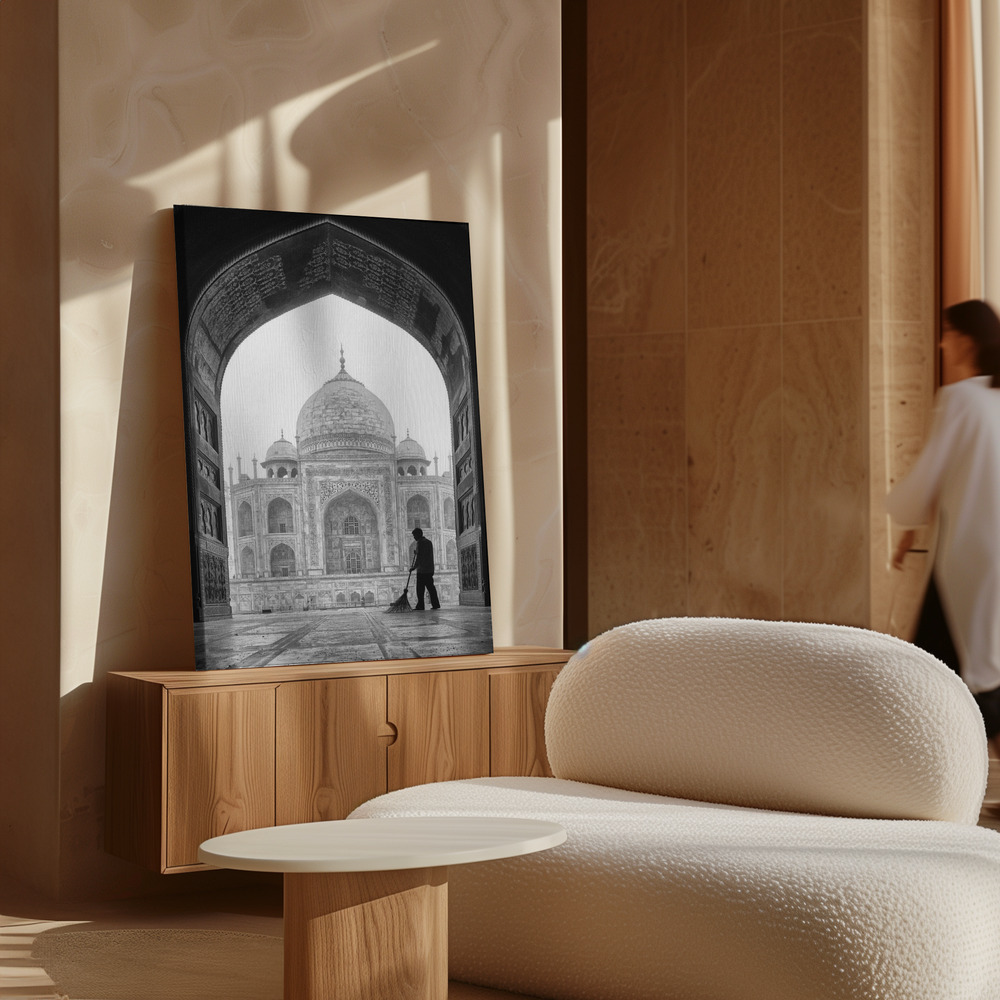 Canvas print - Early in the morning over cabinet