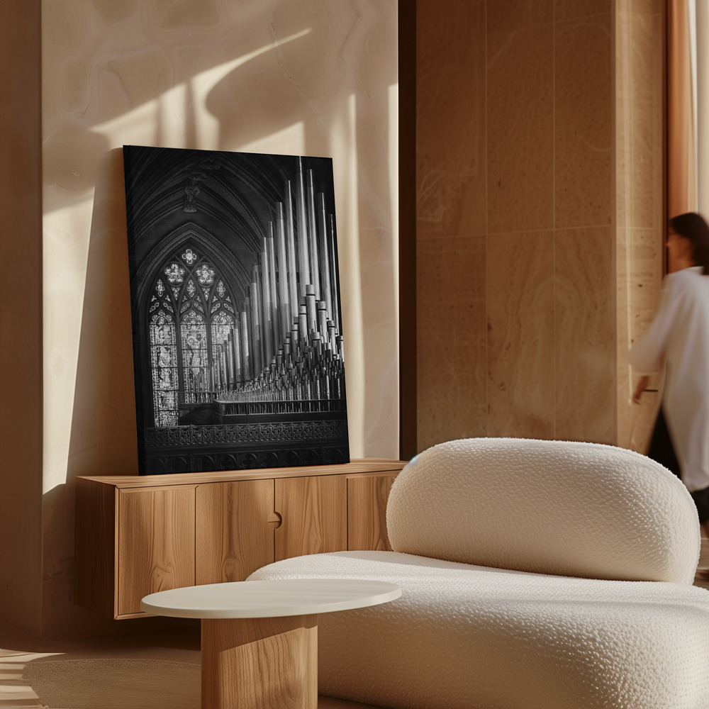 Canvas print - Ranks over cabinet