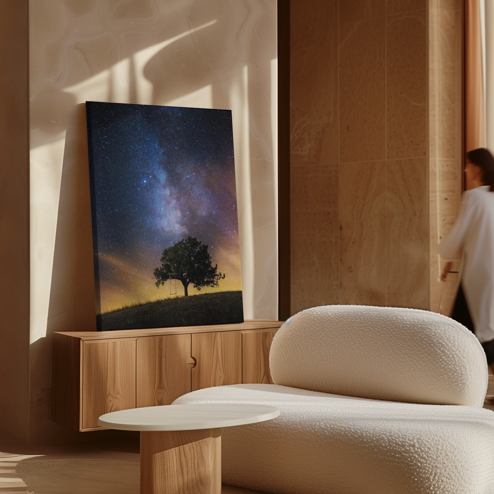 Canvas print - The dreamer's seat over cabinet