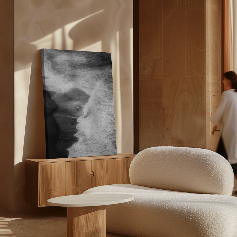 Canvas print - TRYING TO SURF over cabinet