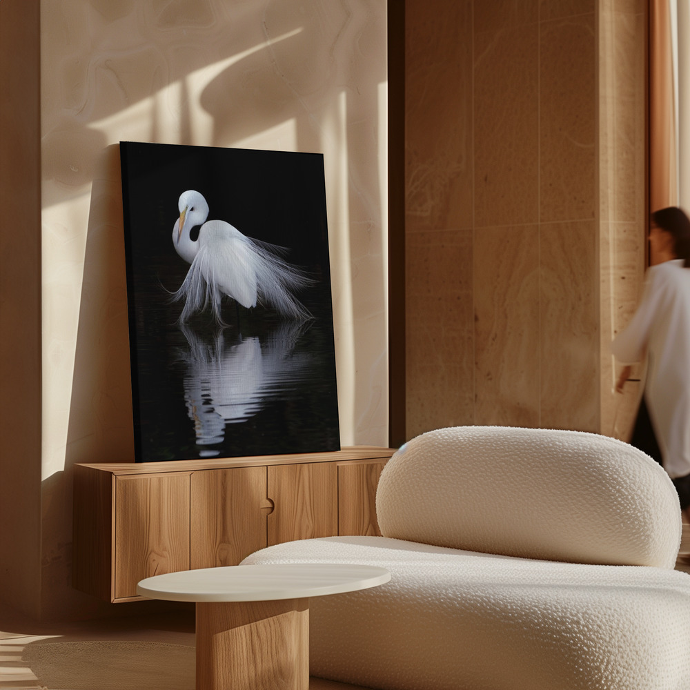 Canvas print - Watching over cabinet