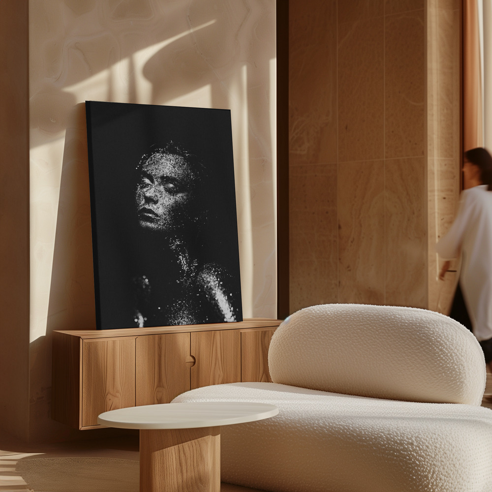 Canvas print - Untitled over cabinet