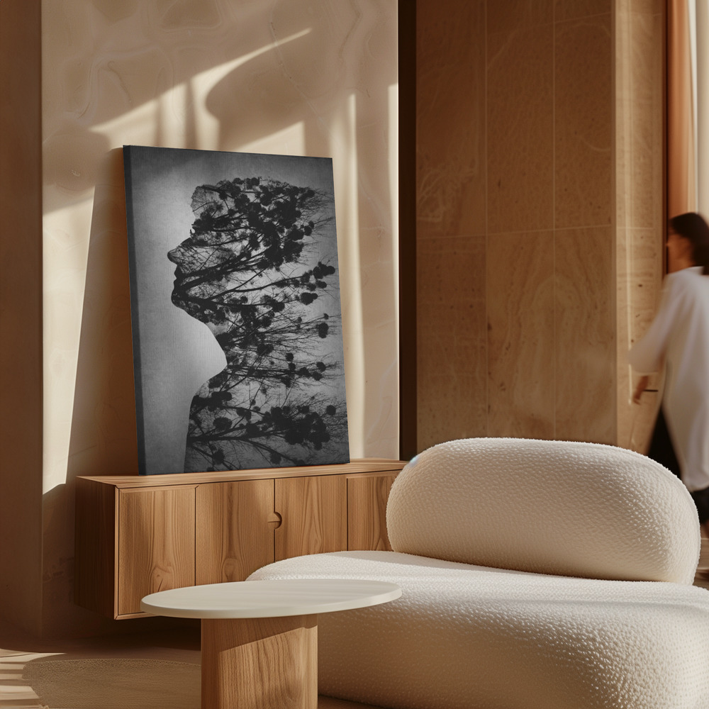 Canvas print - Essence of life over cabinet