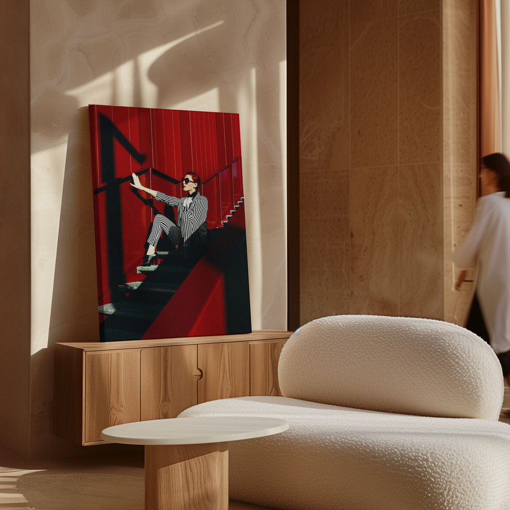 Canvas print - Fashion Geometry over cabinet
