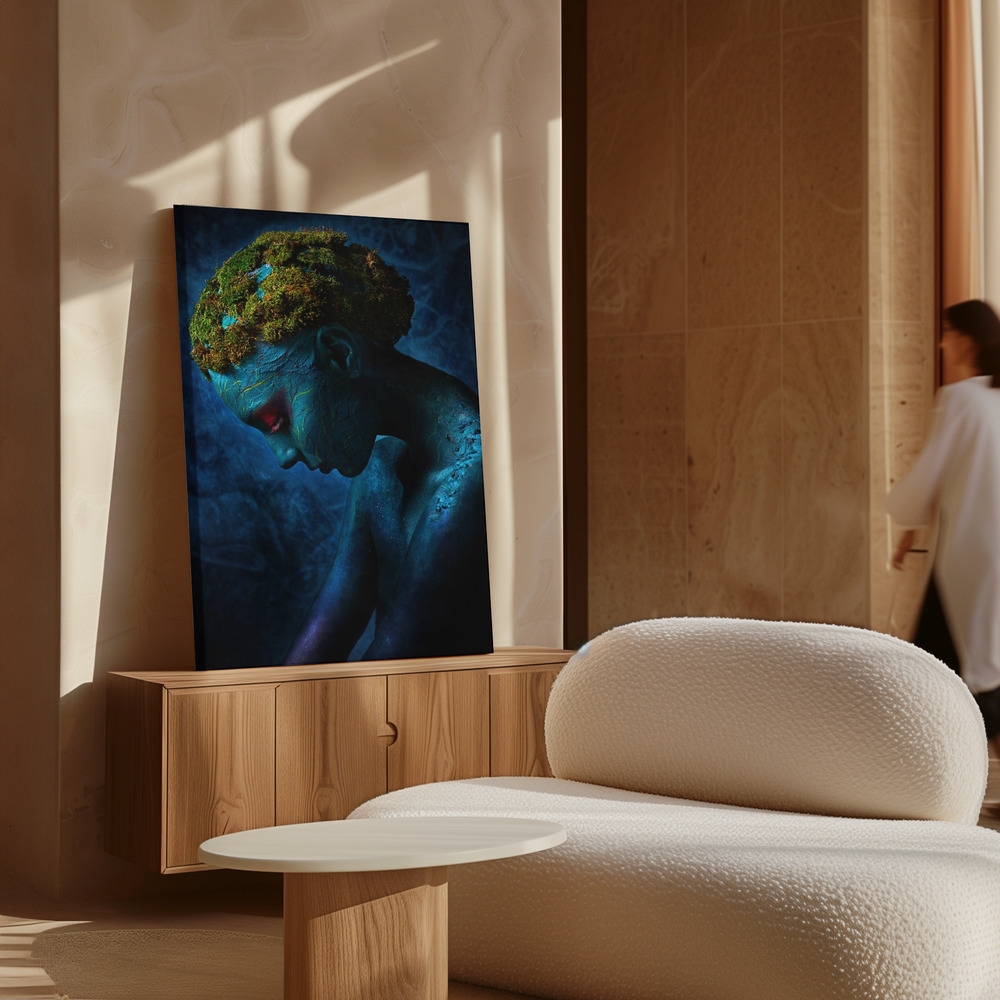 Canvas print - Symbiosis III over cabinet