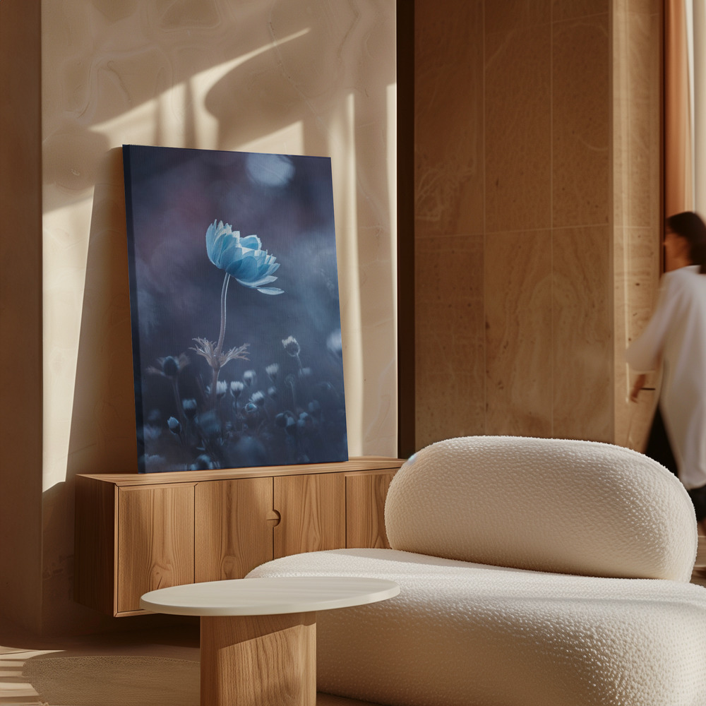 Toile - A short story of flower au-dessus de l'armoire