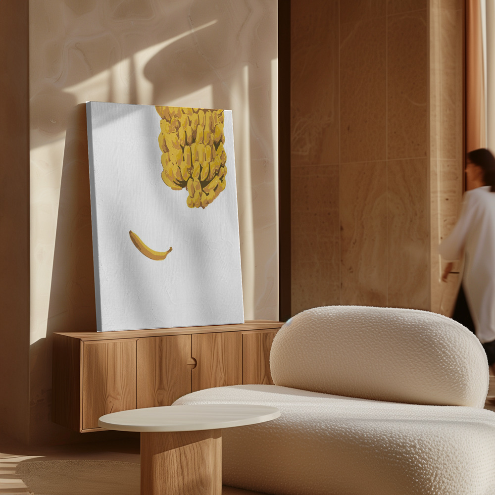 Canvas print - Bananas over cabinet