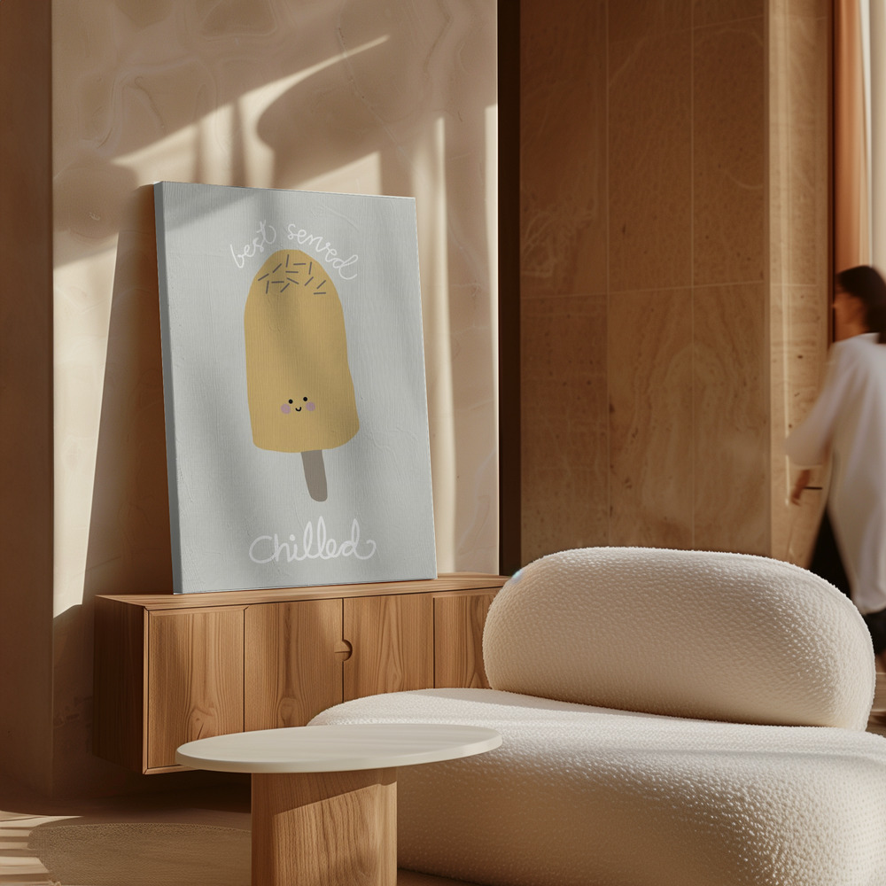 Toile - Chilled Ice Cream au-dessus de l'armoire